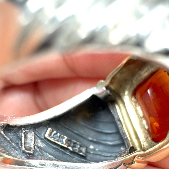 David Yurman Renaissance Ring With Citrine And Gold - Picture 6 of 6